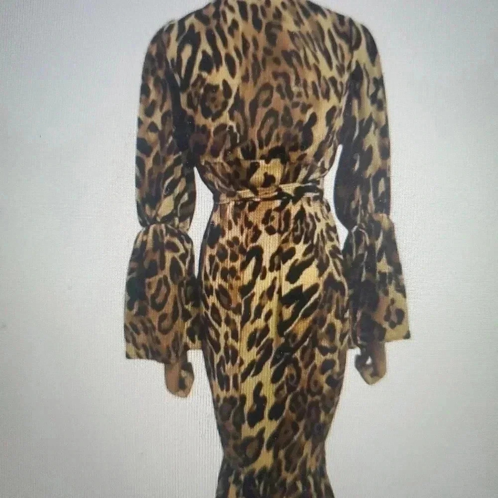 DALIA MACPHEE LEAPORD DRESS - Picture 2 of 7